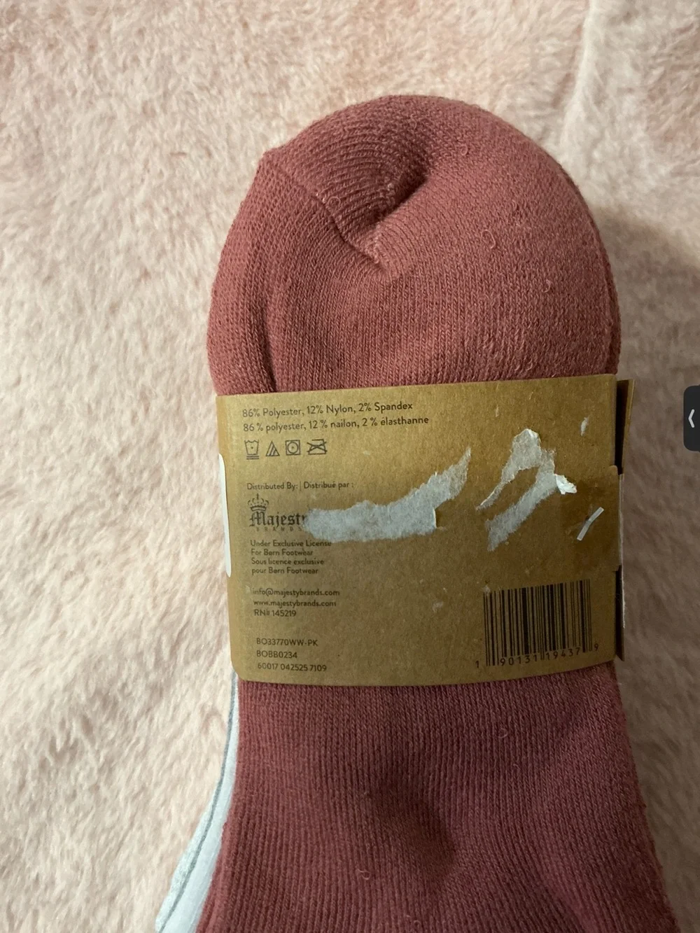 Born 6-Pack Women’s Size 4-10 Full-Cushioned Quarter Crew Socks